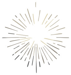 Fototapeta premium Stylized Burst Design with Radiating Lines in Neutral Earth Tones