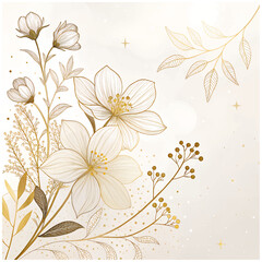 floral background with flowers