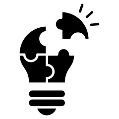 Problem Solving Glyph Icon