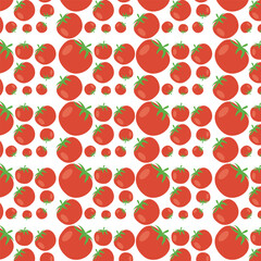 Tomato Pattern Creative Background Design