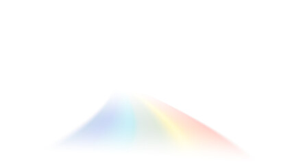 Rainbow path road in transparent Image 