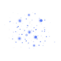 Abstract glowing blue particles and stars floating png. dust and stardust background with gold sparkles, glows, and flare effects