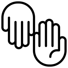 Charity Icon with Line Style