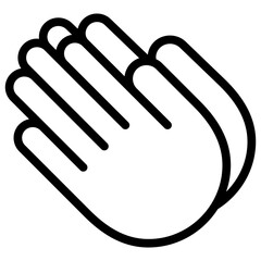 Applause Icon with Line Style