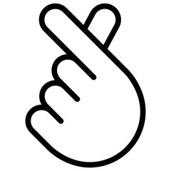 Love Sign Icon with Line Style