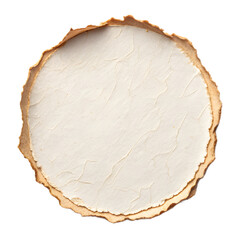 burnt paper isolated on transparent background