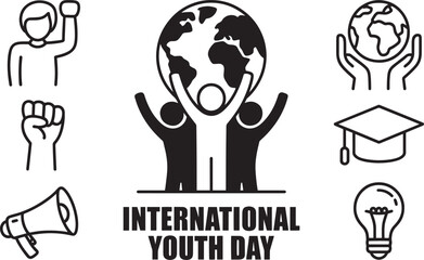 International Youth Day celebrating young people global impact social change education growth light
