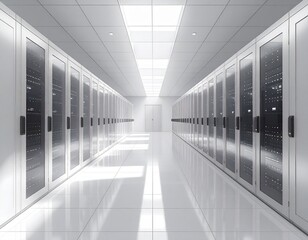 サーバールームのイラスト