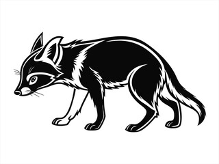 kuromi sihouette black vector