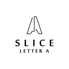 Monogram logo with letter A