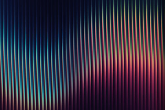 Abstract vertical lines with a gradient of dark blue, purple, and pink, creating a futuristic and moody atmosphere