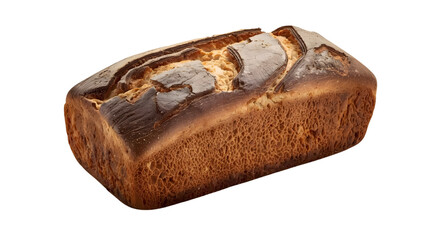 A rustic bread, freshly baked, png, isolated on transparent background, perfect for food marketing and advertising