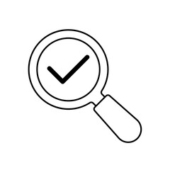 Find icon outline editable stroke line drawing eps