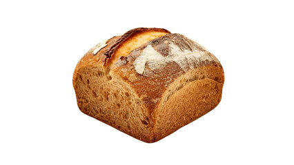 A rustic bread, freshly baked, png, isolated on transparent background, perfect for food marketing and advertising