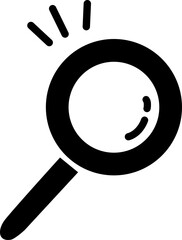 探す・調べる・検索をテーマにした、手描き風で親しみやすい虫眼鏡アイコン素材｜ポップで使いやすいベクターイラスト