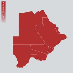Botswana map