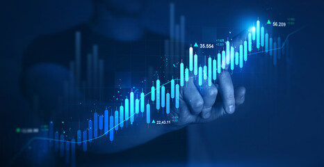Business growth graph of business. Successful business, growth strategy and achieving goals with the rising arrow. Business strategy development and growing growth plan.	