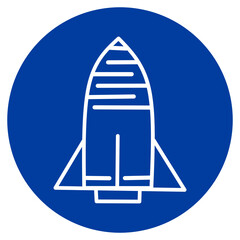 Rocket Icon Vector