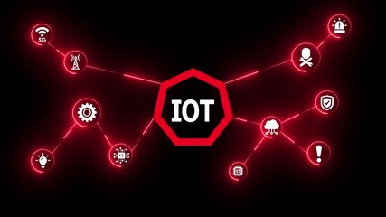 Internet of Things (IoT) technology concept with businessman offering smart connectivity, digital devices, and innovative business solutions network - Powered by Adobe