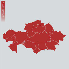 Kazakhstan map