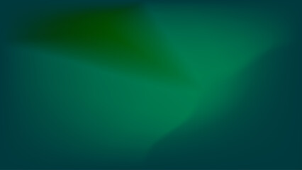Abstract green teal gradient with geometric shapes