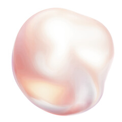 abstract pearl ball sea shell mermaid jewelry	
