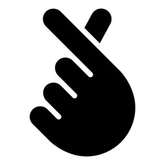 Love Sign Icon with Solid Style