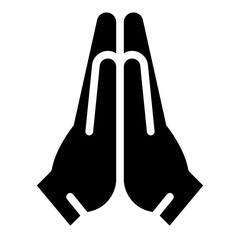 Sorry Sign Icon with Solid Style