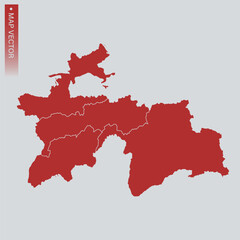 Tajikistan map