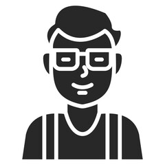 Elderly AI Mentor Icon