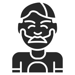 Bearded Bot Avatar Icon