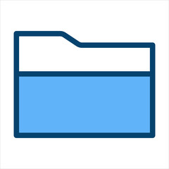 Folder Single Icon Vector Collection 