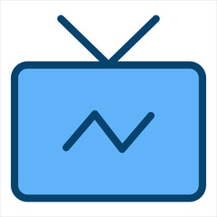 Tv Single Icon Vector Collection 