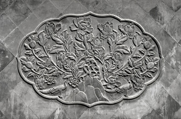 Traditional Decorative Patterns Carved on the Walls of Ancient Chinese Architecture