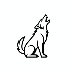 wolf head vector