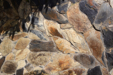 Rocky texture with different patterns and elements in high quality