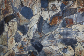 Rocky texture with different patterns and elements in high quality