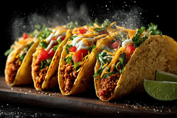 Tacos created with Generative AI Technology, ai, generative