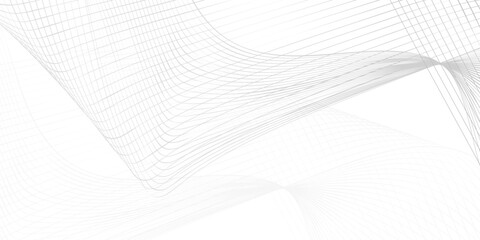 Abstract smooth frequency isolated element creative. Abstract wave blend stripes lines white background. Abstract wave line for banner, template, wallpaper background with wave design. 