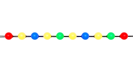 A String of Colorful Beads, Representing Sequences and Patterns