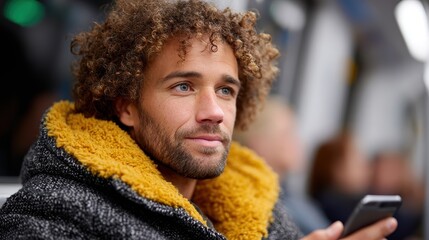 urban mobile shopping, urban commuters engrossed in mobile shopping, scrolling and adding items to carts, captured in authentic city lifestyle scene