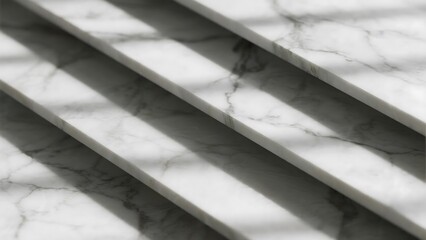 Elegant white marble texture with natural gray veins and clean light reflection. Perfect for product mockups and luxury design