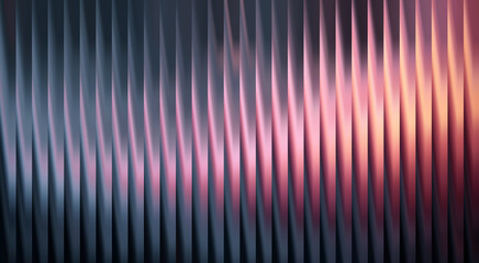 Abstract metal textures in lines with color gradient effect background. The textures create a sense of depth and visual interest