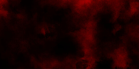 Abstract red smoke on black background, old style dark red grunge texture, red watercolor background wallpaper with clouds. Red particles explosion on black background graphics pattern.