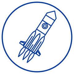 Rocket Icon Vector