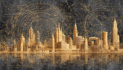 architectural star skyline