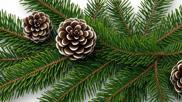 Discover the art of arranging pine cones with evergreen branches for a lovely natural display perfect for home decor
