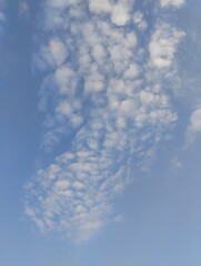blue sky with clouds