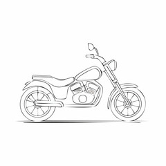 Fototapeta premium motorcycle vector illustration