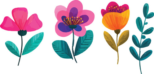 vector illustration of a flower